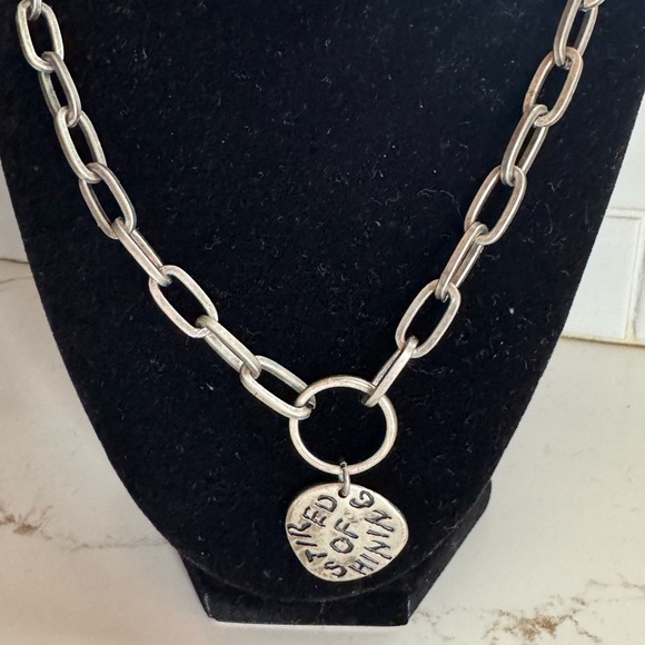 Zara Elegant Silver Chain Necklace - Picture 2 of 4